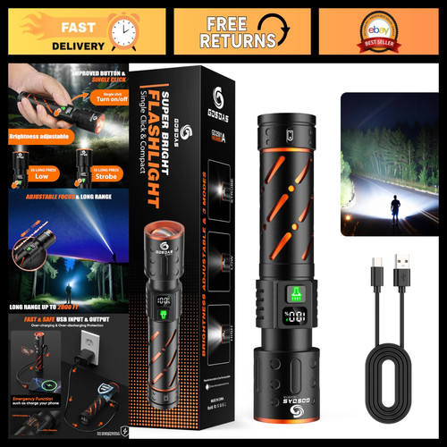 Torcia ricaricabile usb - torcia, c