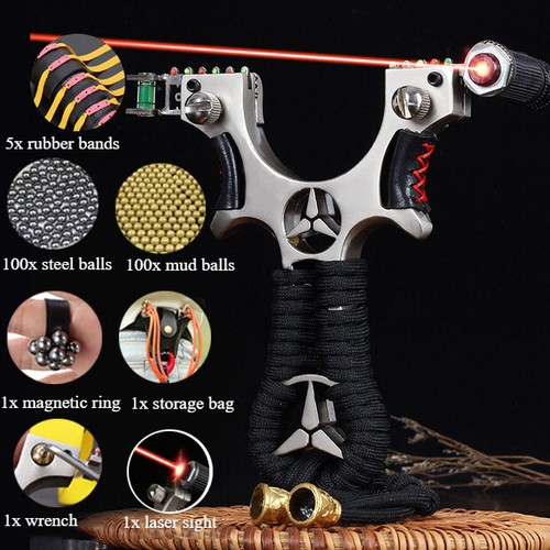 Potente fionda caccia laser