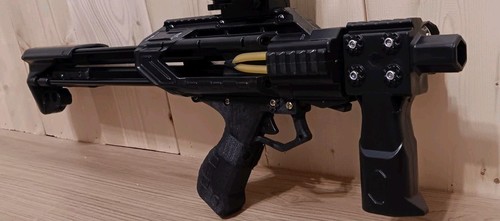 Bullpup style slingshot very - bullpup,